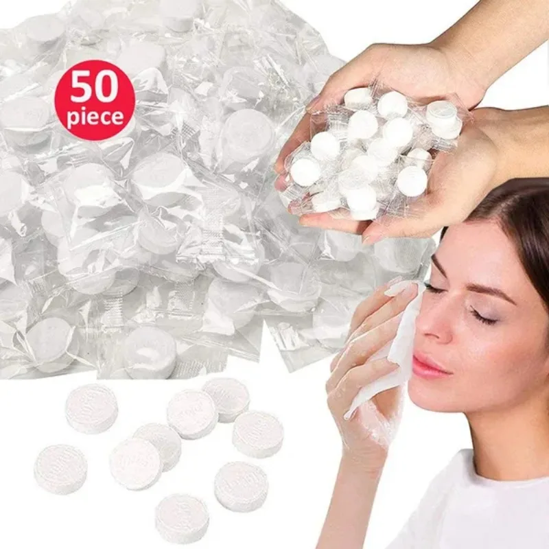 10/30/50PCS Compressed Towel Disposable Portable Soft Absorbent Individually Packaged Suitable For Outdoor Use in Travel Hotels