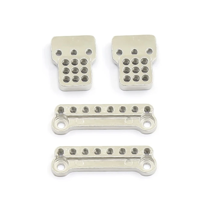 DELAM-4 Pz Metallo Regolabile Ammortizzatore Staffa Extender Sedile Per MN D90 MN-90 MN99S RC Auto Parti di Aggiornamento Accessori