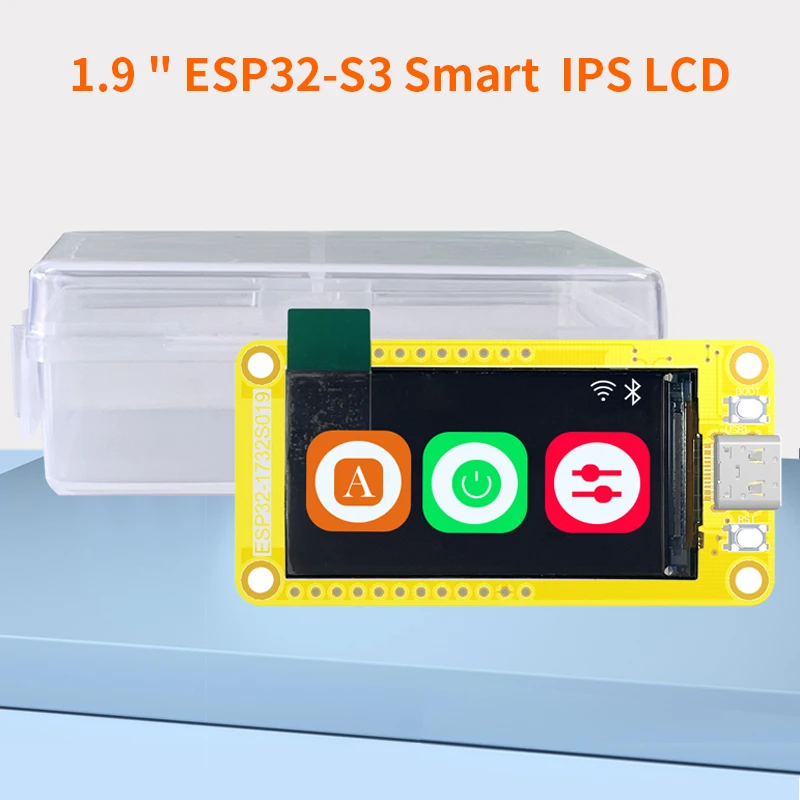 ESP32-S3 1.9 Inch Smart Display HMI 8M PSRAM 16M Flash Board for Arduino LVGL WIFI&Bluetooth 1.9 Inch 170*320 IPS LCD TFT Module