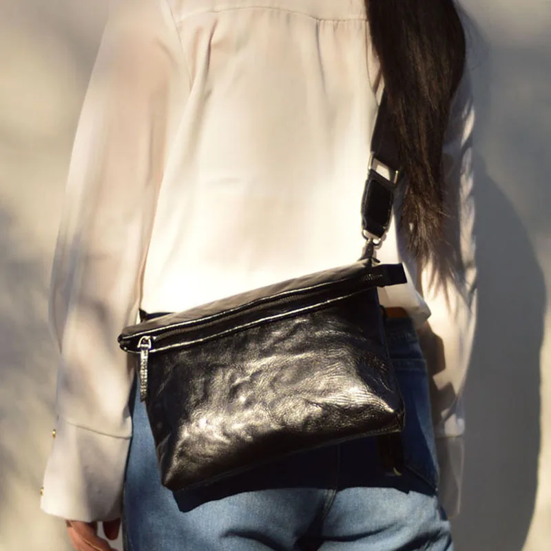 

AETOO оригинальная простая молодежная кожаная сумка на плечо для отдыха, мягкая мужская сумка из воловьей кожи растительного дубления, пригородная сумка через плечо