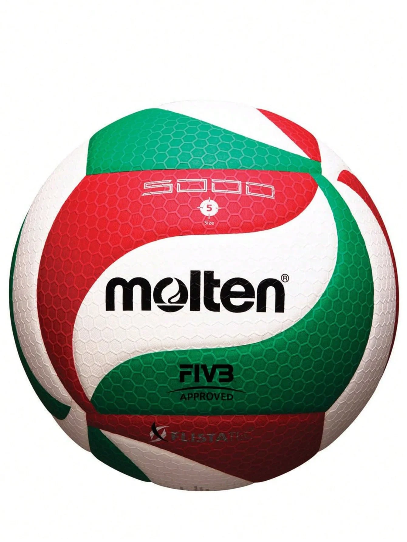 Molten FLISTATEC Volleyball Size 5 Volleyball PU Ball for Students Adult and Teenager Competition Training Outdoor Indoor