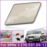 Headlight Washer Nozzle Cover For BMW 320 325 328 330 335 E90 E91 LCI 2009-2012 Sprayer Lid Cap Painted Washer Jet Cover Cap