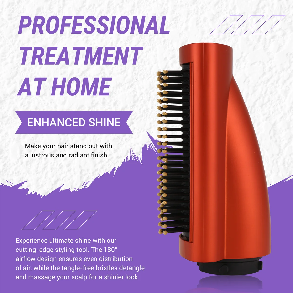 For Styler HS01 HS05 Smoothing Dryer Brush Hair Styling Comb Attachment Soft and Smooth Comb