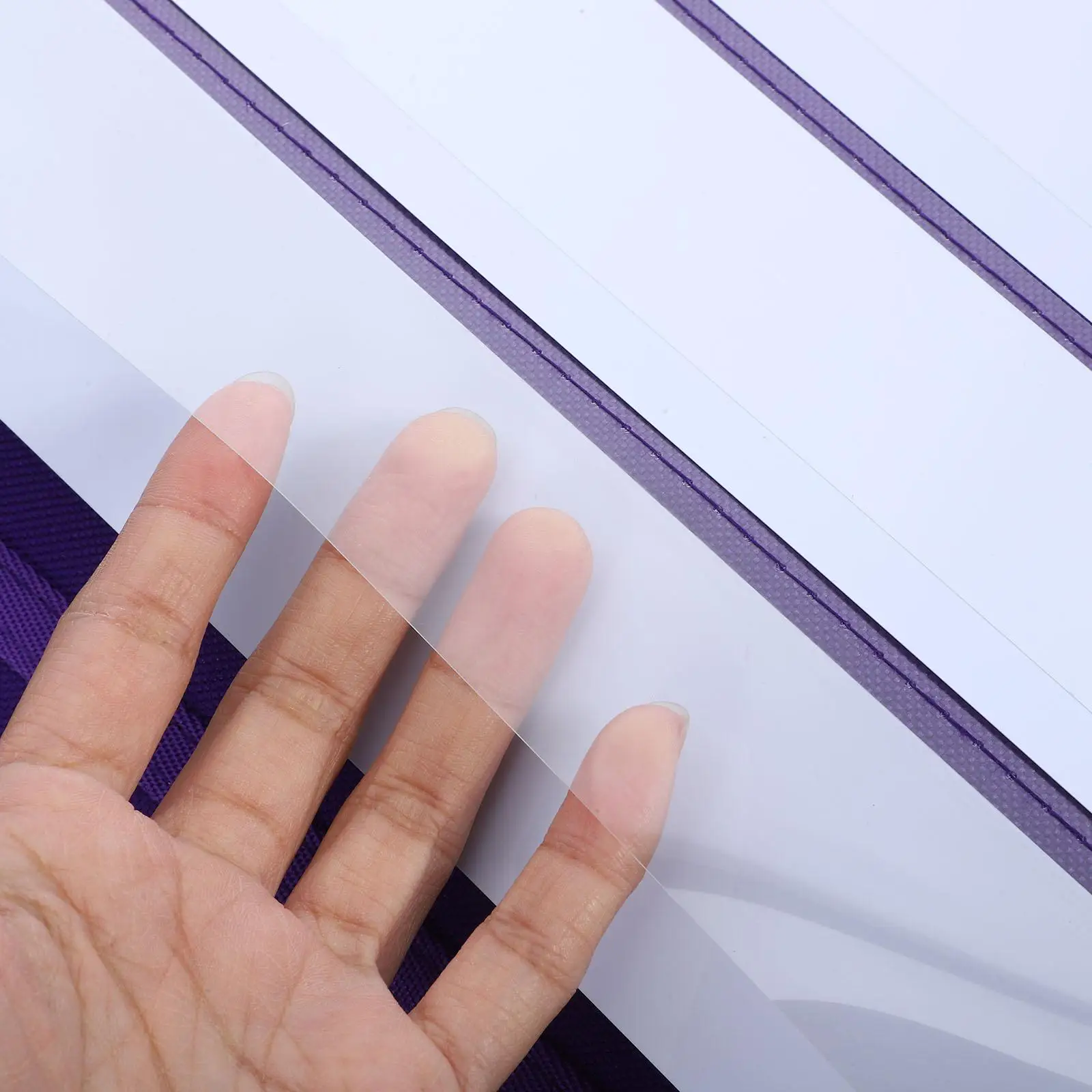 마그네틱 교수형 가방 보라색 10 화이트 보드 교실 벽 포켓 차트 ganizer 일정 플래너 보관 주머니 내구성