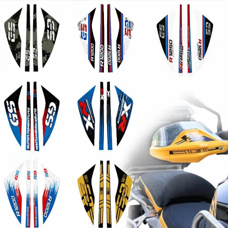 

Наклейки для защиты рук мотоцикла, водонепроницаемые наклейки для R1250GS ADV R 1200GS Adventure XR F850/750/650GS 40 лет, тройной черный