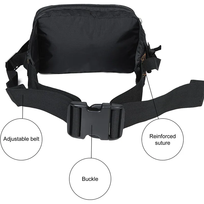 Fanny Pack Waist Packs for Men Women Waist Bag Hip Pack for Travel Hiking Running Outdoor Sports