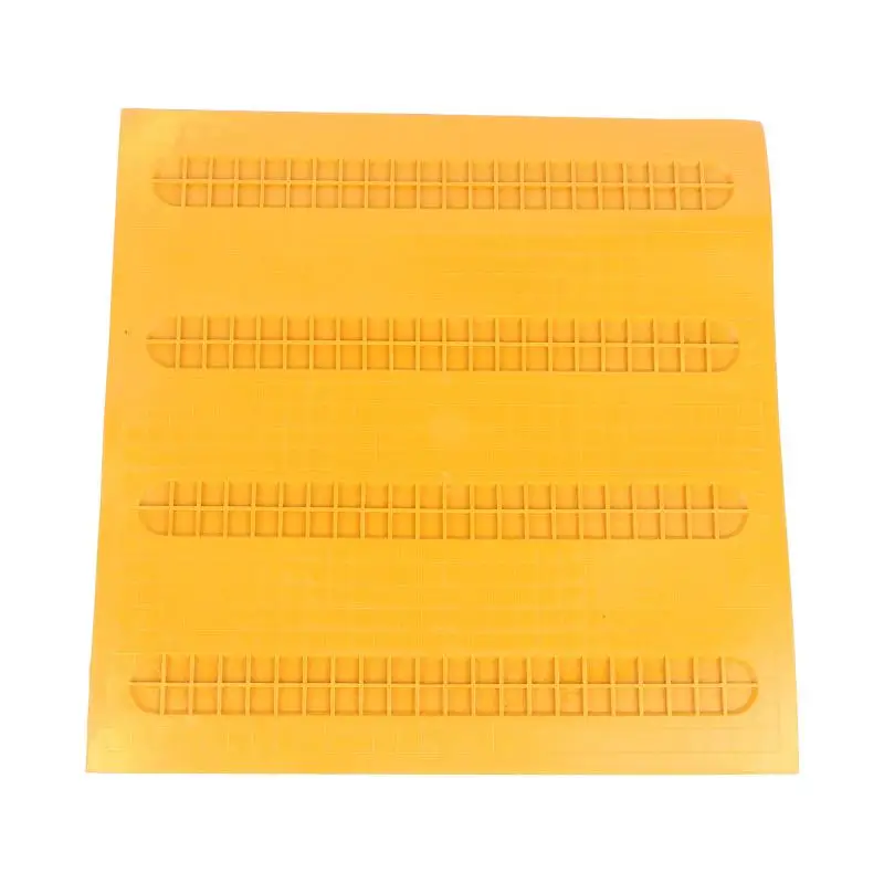PVC Tactile Paving Tiles Easy to Cut Anti-Skid Surface for Customized Sidewalk Blind Path Public Space Accessibility Renovation
