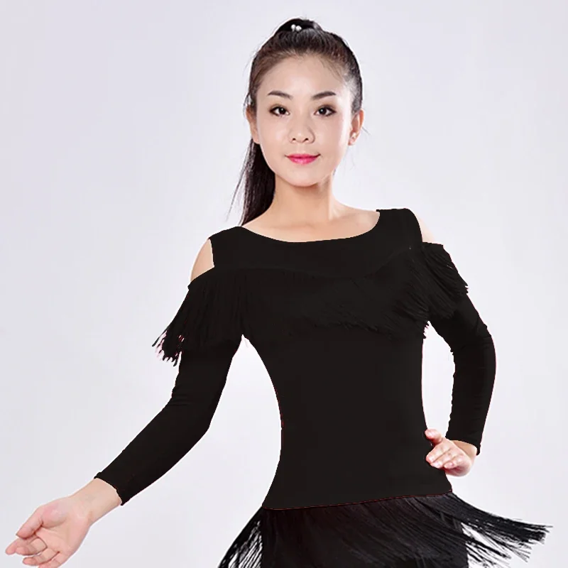 Women/girls Sexy Fringes Long Pants Ballroom/tango/rumba/latin Dresses Clothings Latin Modern Dance Suits