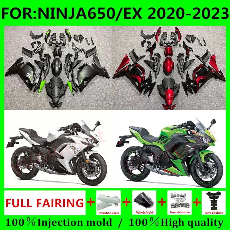 Motorcycle Fairings kit for ER-6F 2020 2021 2022 2023 ER6F 20 21 22 23 ninja650 Fairing EX 650 NINJA 650 fairings