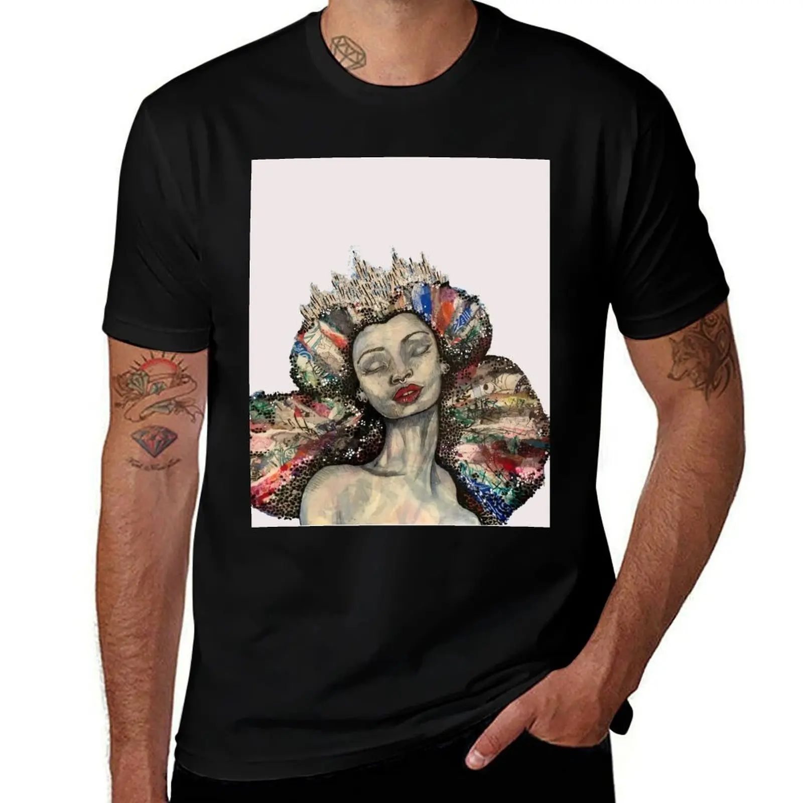 

Oshun, Black Goddess Series (GEAR) T-Shirt man t shirts for men casual man t shirt cotton t shirts for man cotton T-shirt