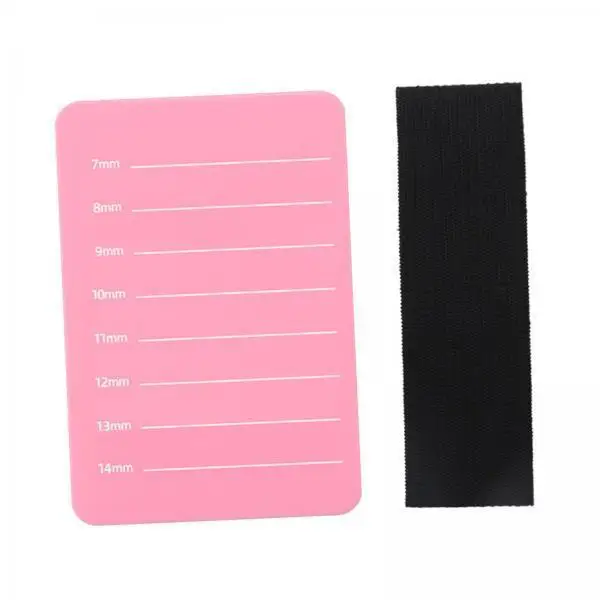 Eyelash Extension Acrylic Holder Tray with Marking Scale False Lash Board for Professional Eyelash Accessories