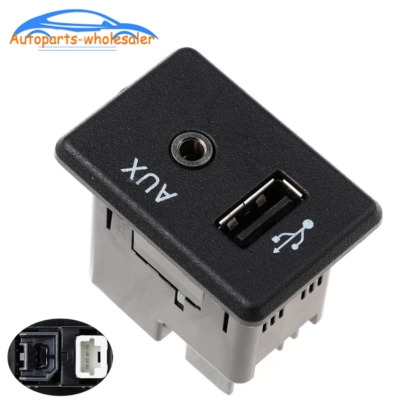 Nowy 795405022 pasuje do Nissan Loulan/Murano 2015-2016 USB + AUX podwójny interfejs moduł akcesoriów samochodowych