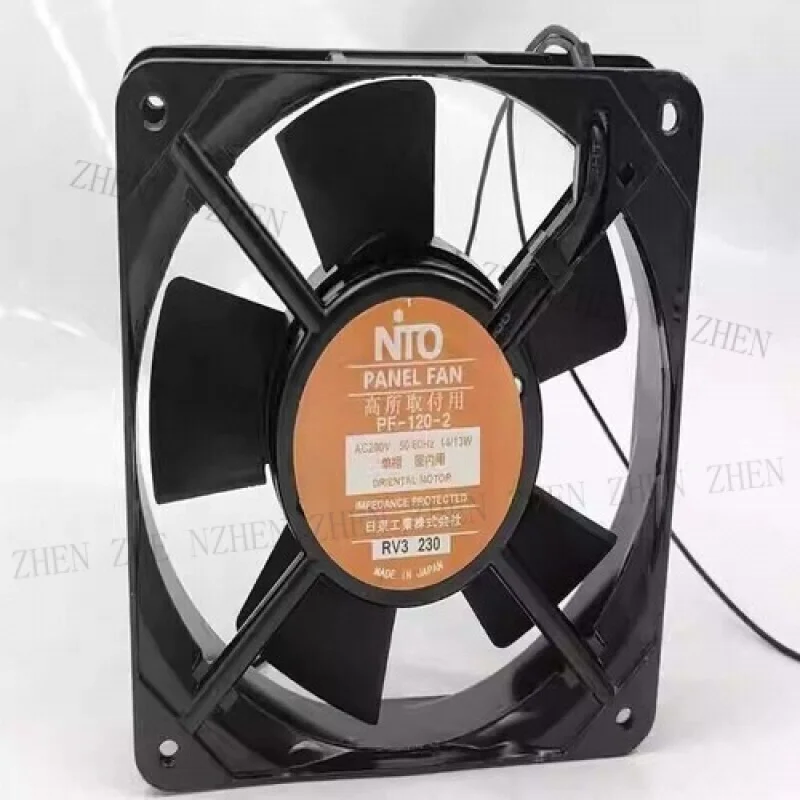 Y FOR   NTO PF-120-2 AC200V 2-Wire Cooling Fan