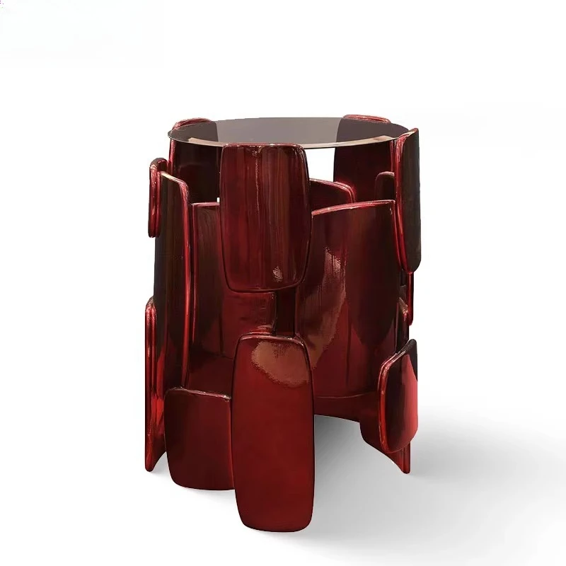 

Classical edge corner few living room sofa corner few hotel model room sales office coffee table