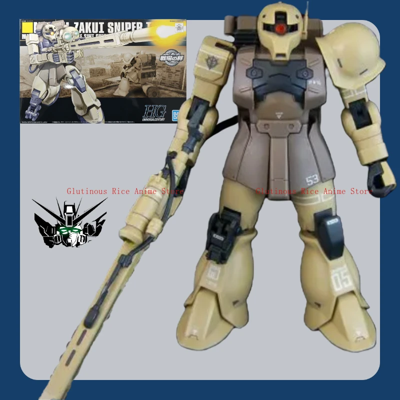 

In stock Bandai HGUC h71 Zhagu Ⅰ Sniper Mode Gundam Assembly Model Toy Ornament Birthday Gift Original Collectibles Brand New