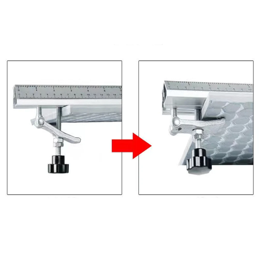 New Electric Circular Saw Cutting Machine Guide Foot Ruler Guide Three-in-one 45 Degrees Chamfer Fixture 92/112/135cm Ruler