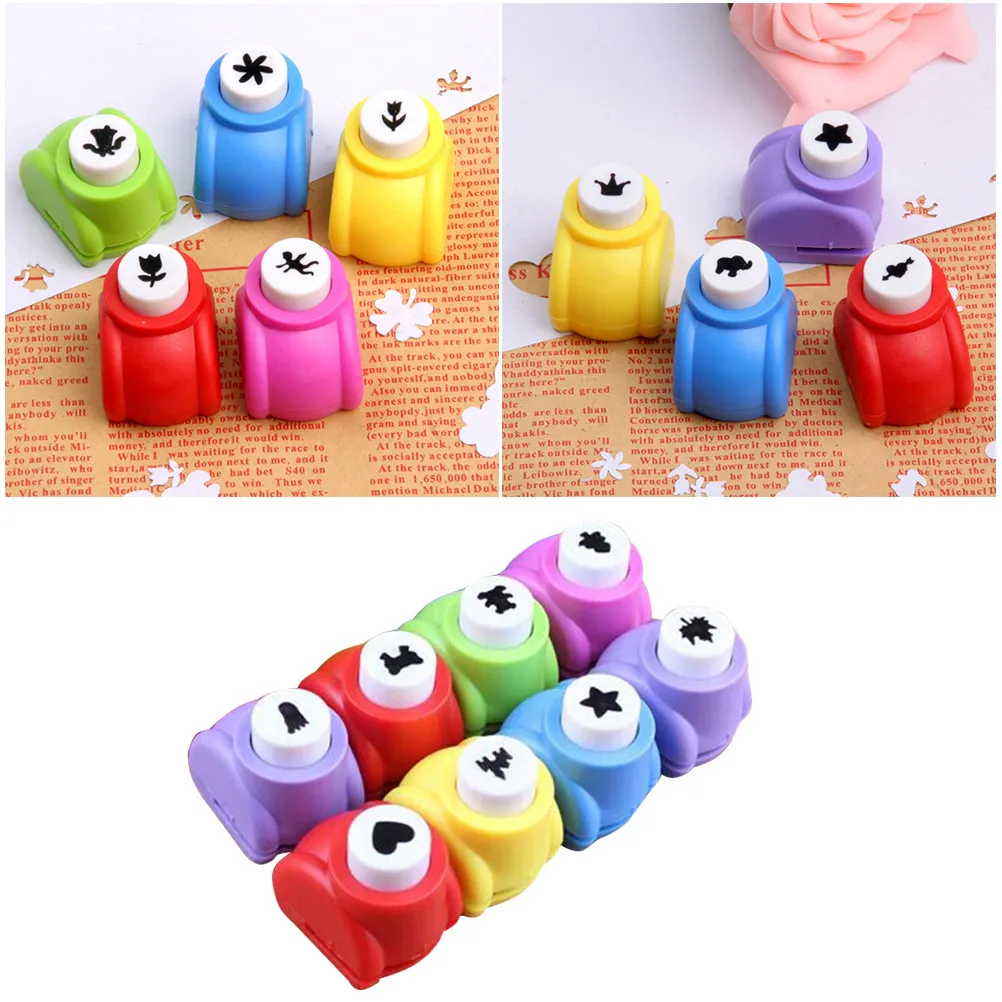 12Pcs Paper Craft Punch Set for Scrapbooking Greeting Cards Memory Books DIY Decoration