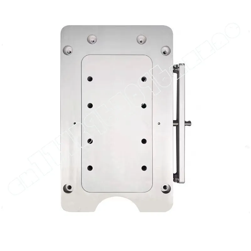 wooden board bow non-punching aluminum alloy fiberglass special bow quick dismantling plate backing plate