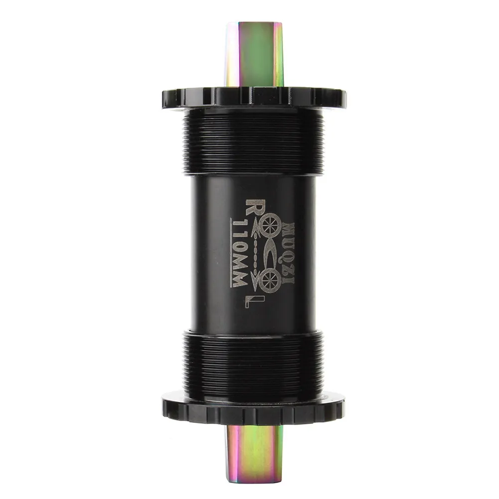 

Ceramic Bottom Bracket Titanium Alloy Square Hole 110Mm for Road Folding Bike Sturdy Professional Grade Smooth Racing