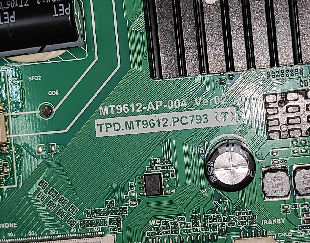 TPD.MT9612.PC793(T) MT9612-AP-004-VER02 اللوحة الأم للتلفزيون ثلاثة في واحد تم اختبارها جيدًا #2