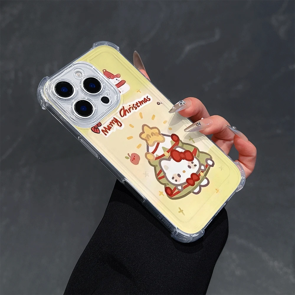 

Чехлы для мобильных телефонов Hello Kitty для IPhone 16 Pro Max IPhone 16/15/14/13/12/11/x/xs/xs Max, женские чехлы для телефонов Sanrio Toys