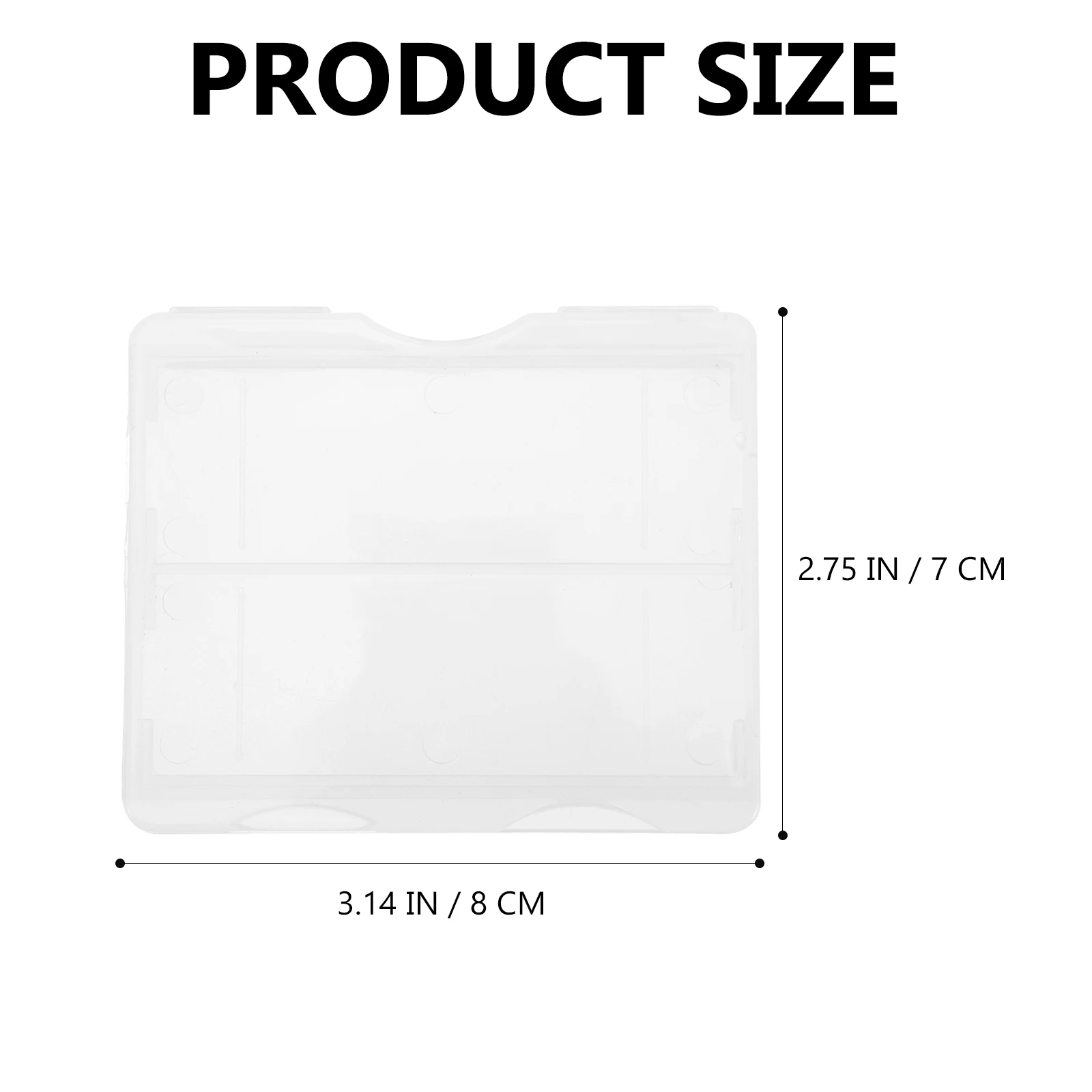 

100Pcs Microscope Premium Slide Storage Holder Stackable Tray for Microscope Accessories Small Clear Box