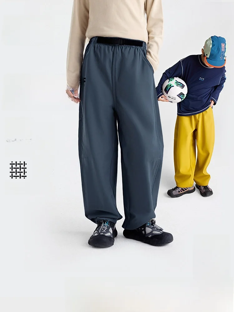 

Soft Children's Casual Pants Autumn Winter Wear Resistant Boys Girls Long Trousers Comfortable Polyester Fiber