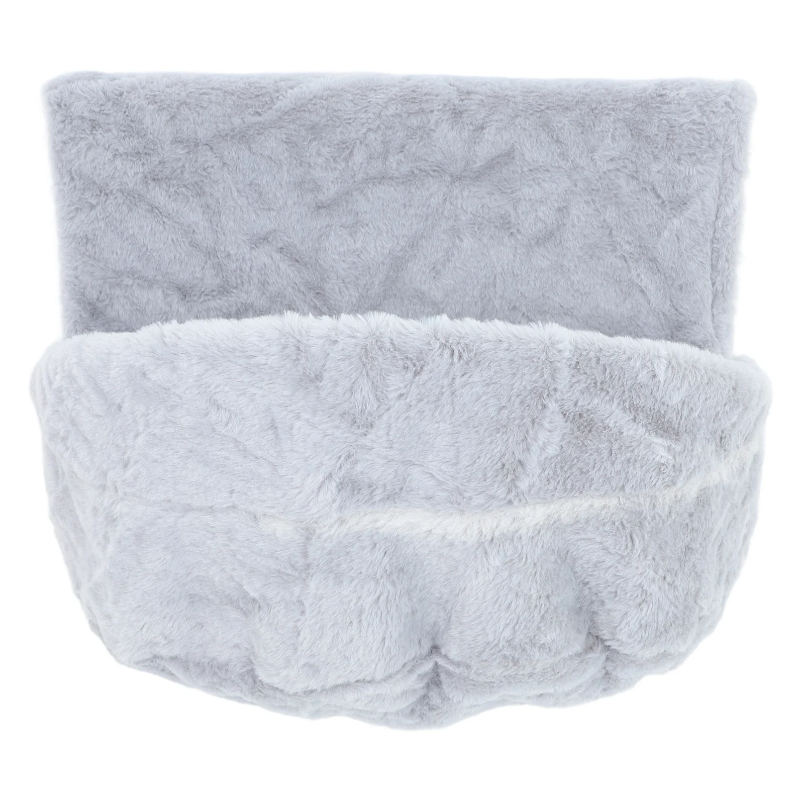 Hamaca colgante desmontable para gatos, cama plegable con ventana gris, percha cálida y cómoda para interiores, fácil de limpiar, ahorro de espacio