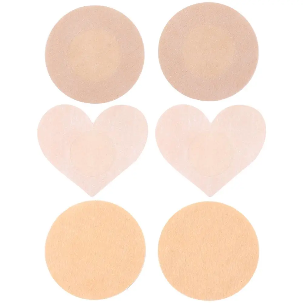 

Wireless Strapless Women Lifting Bra Dress Party Backless Breast Stickers Nipple Covers Petals Sticker Heart Shape