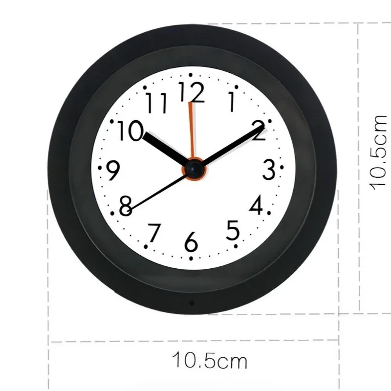 Simple Round Quartz Alarm Clock Children Getting Up Bedroom Bedside Silent Sweep Alarm Watch Decorative Clock with Backlight