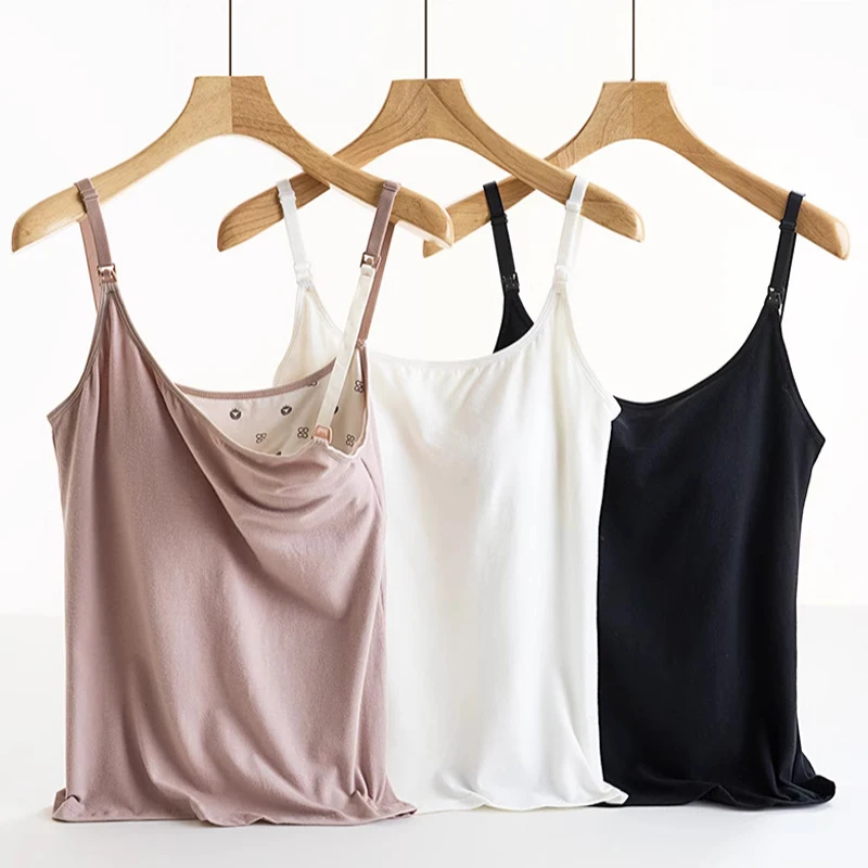 Maternity Seamless Top with Waist Belt Tummy Shaper Slimming Vest Breastfeeding Camisole for Pregnant Women Underwear Tight Fit