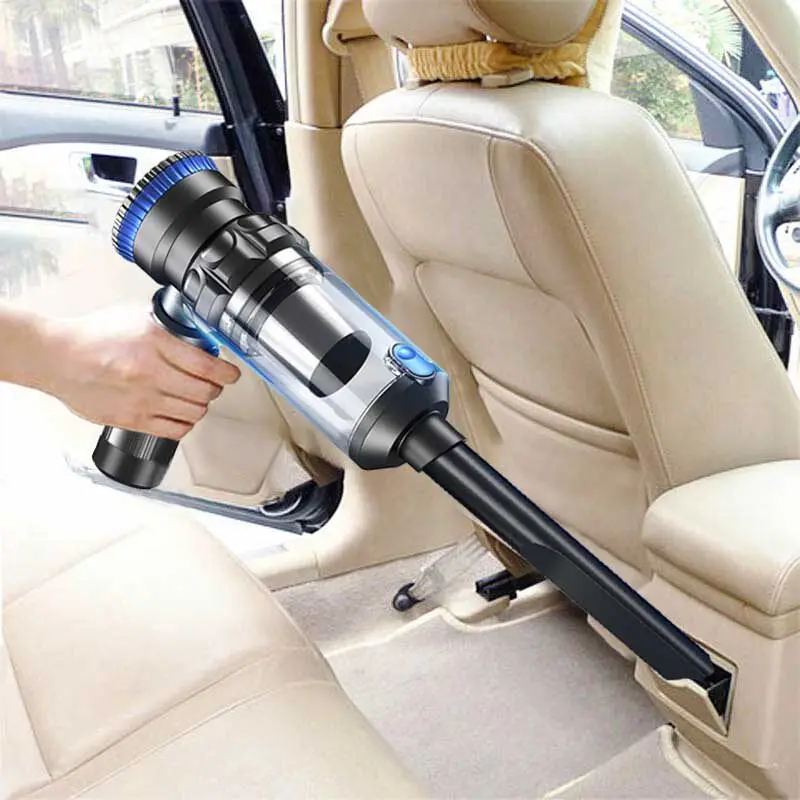 High Power Brushless Car Vacuum Cleaner and Blower 2 in 1, Rechargeable Handheld Dust Buster for Auto Home Keyboard Cleaning