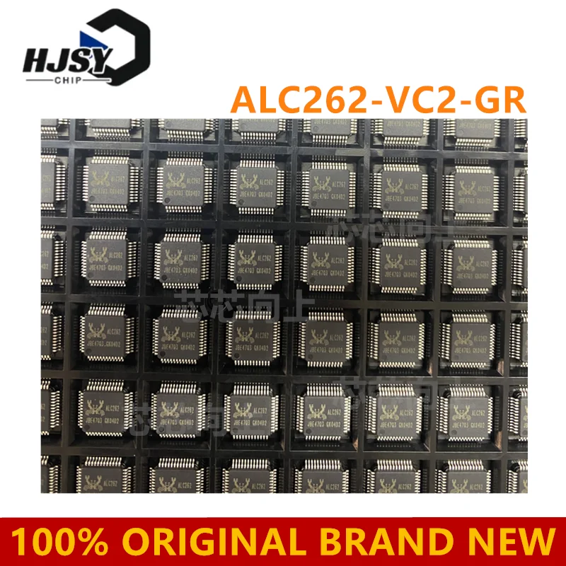 

10PCS/LOT 100% NEW AND ORIGINAL ALC262-VC2-GR ALC262-VC2 ALC262 QFP48 CHIP IC