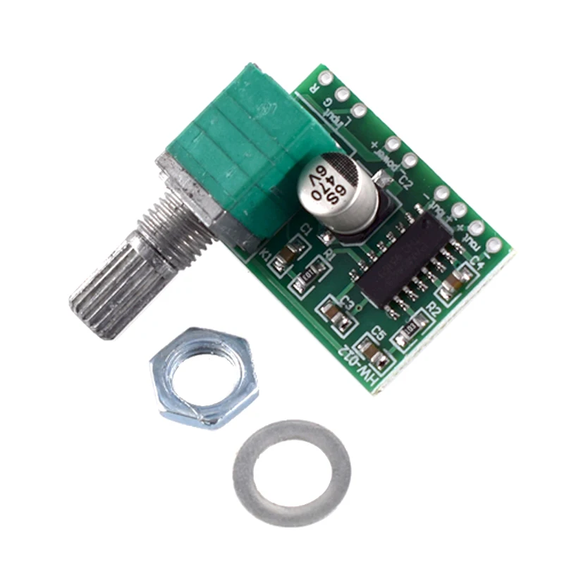 Mini PAM8403 DC 5V 2 Channel USB Digital Audio Amplifier Board Module 2 * 3W Volume Control with Potentionmeter