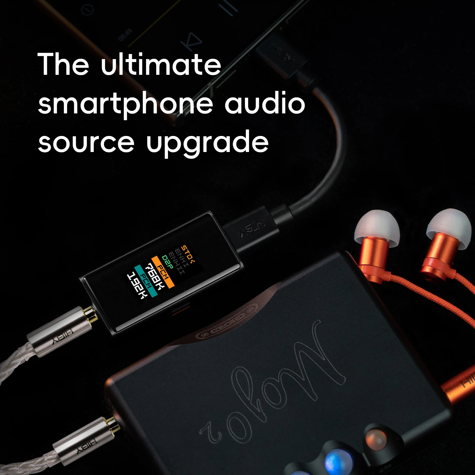 HiBy UC10 USB-C to Coaxial S/PDIF Digital Converter HiFi To Upgrade The Smartphone Audio Source