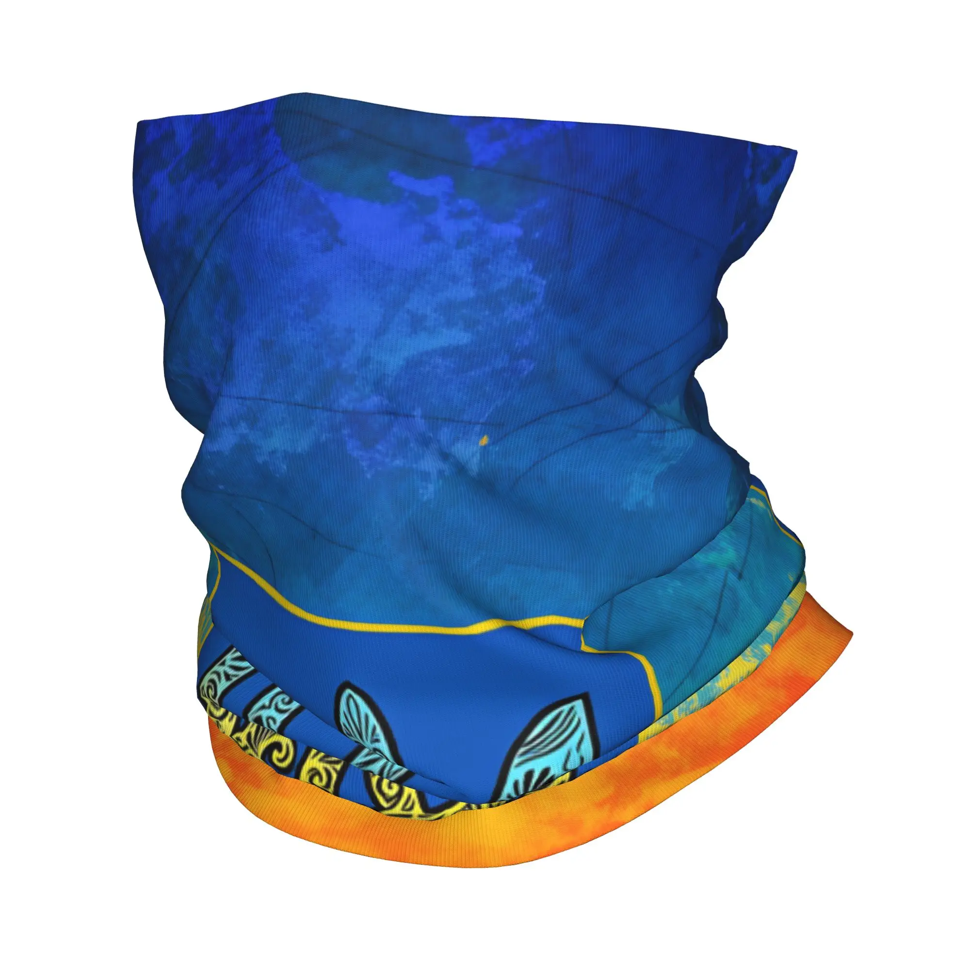 Ukrainian Tricolor Emblem Balaclava Outdoor Sports Bicycle Mask UV Protection Neck Cover Face Masks Autumn y2k Funny Neck Gaiter