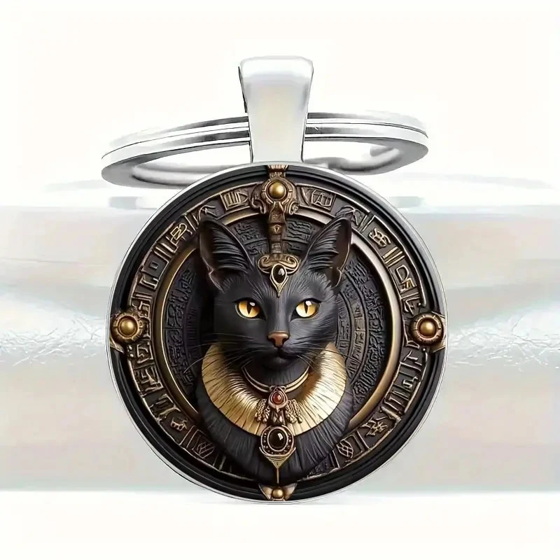 

Egyptian Black Cat Keychain Ancient Egyptian Style Car Keychain Fashion Accessories