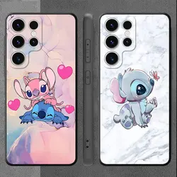 Disney Stitch Love Cover Phone Case for Samsung Galaxy S10 S9 S8 Plus Note 20 Ultra Note 10 Plus Note 9 8 S10 Silicone Shell