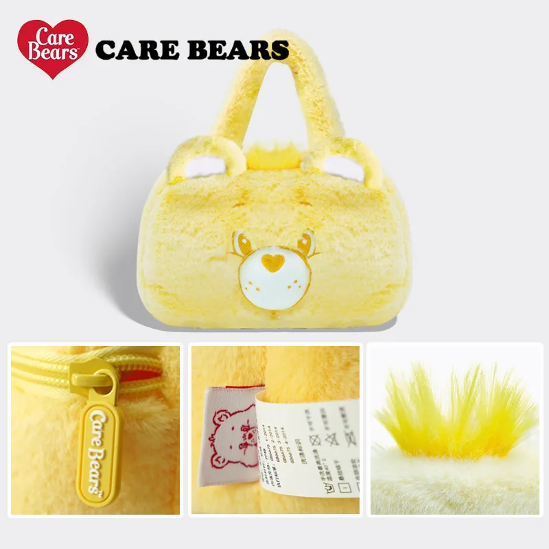 Miniso Genuino Carebears Care Bear Borsa Serie Arcobaleno Orso Borsa per bambole Regalo di compleanno per bambini Regalo di Natale