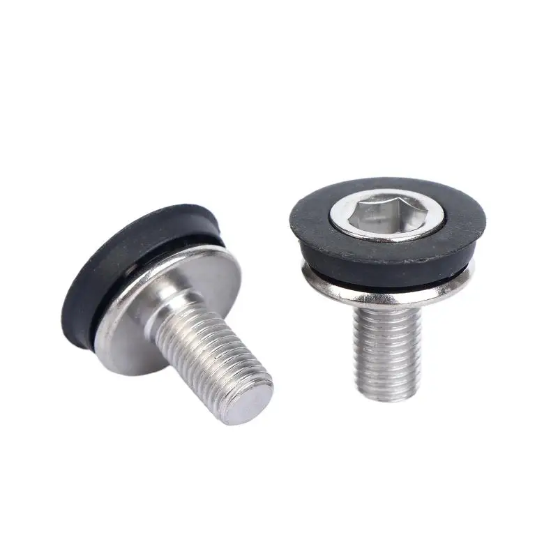 طقم تصليح مسامير المحور السفلي للدراجات الداخلي M8 مسامير سداسية، 2/5/10 قطعة براغي