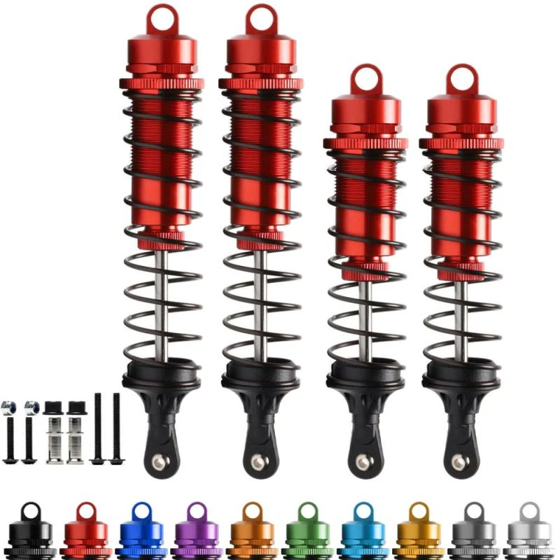 Metal front and rear shock absorbers 80-110 90-130mm for HSP Unlimited 1/8 RC Crawler Car KYOSHO Nanda Upgrade Accessories