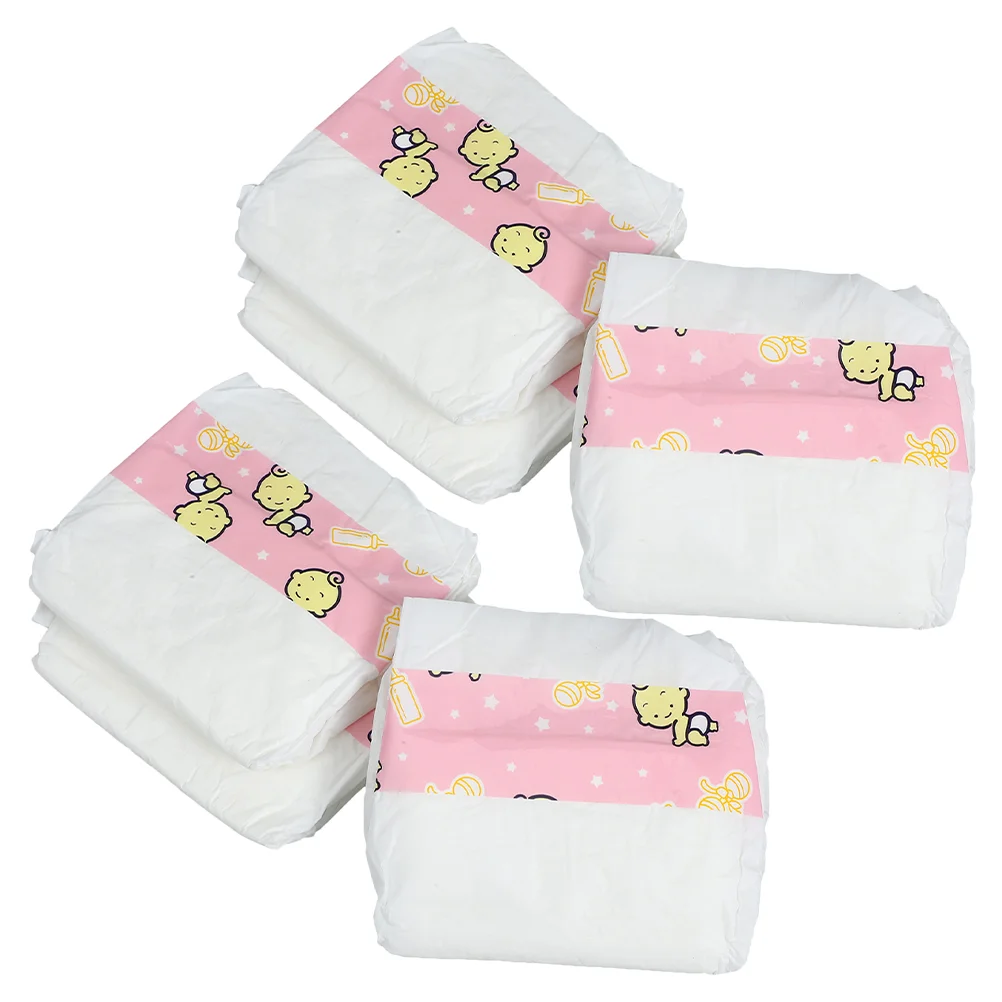 

6 Pcs Dress up Toy Nappies Toys Accessories Adjustable Diapers Dolls Plastic