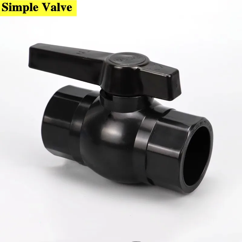 1Pc 20~50mm Black PVC Pipe Connector Straight Elbow Tee Joints Aquarium Drainage Tube Fittings Garden Irrigation DIY Accessories