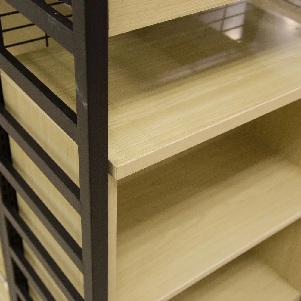Custom.Merchandise Display Racks Store Display Rack Holz-Stahlregale