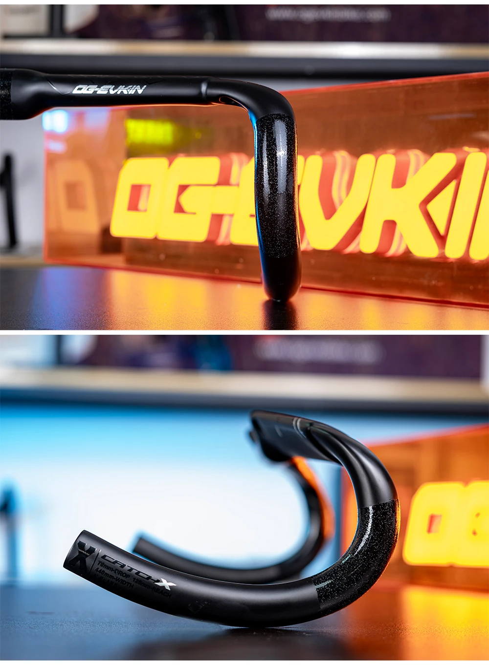 OG-Evkin HB-CATCH エアロカーボンロードハンドルバー 31.8mm 360/380
