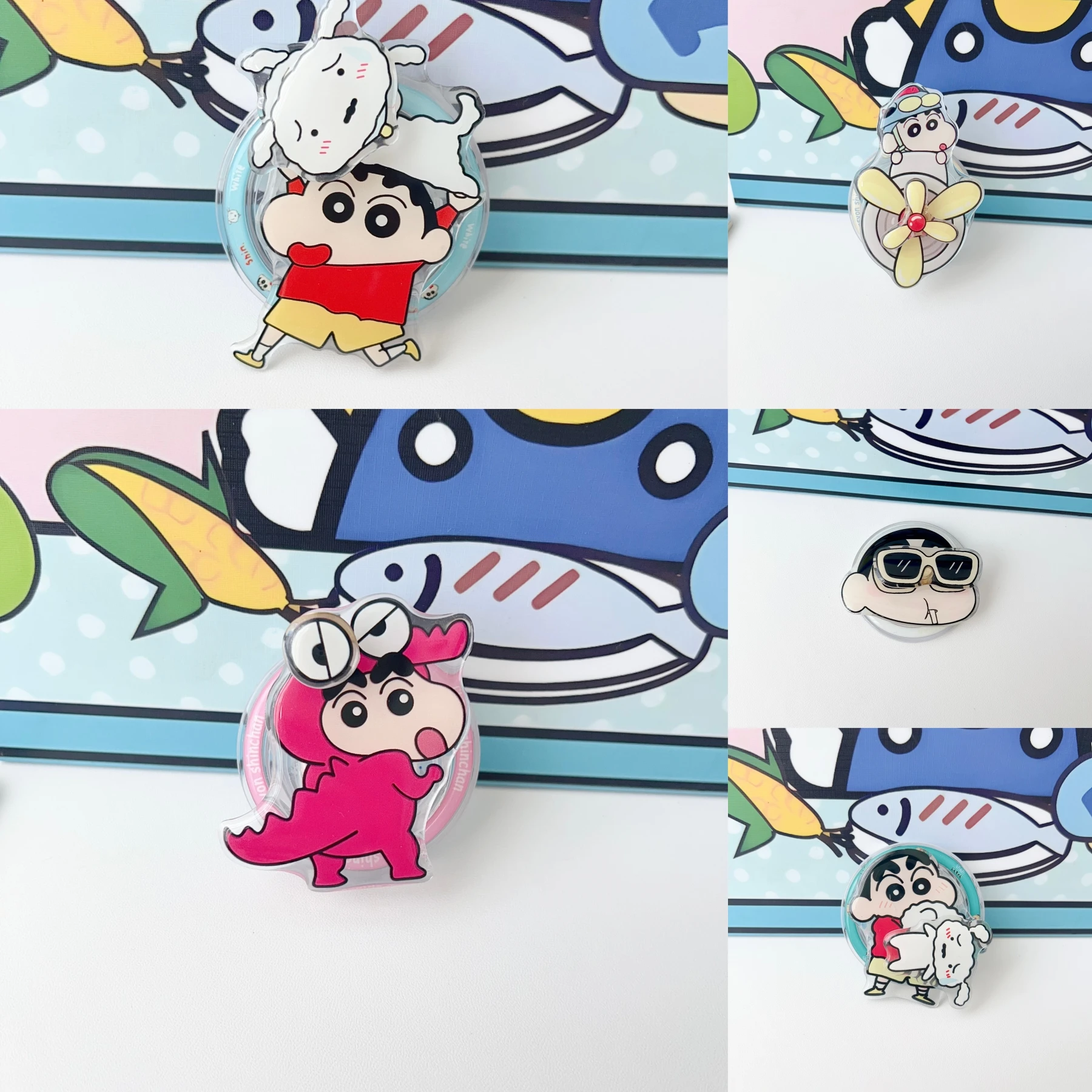 

Popular Cartoon Character Crayon Shin-chan Magnetic Mobile Phone Holder Suitable For Magnetic Mobile Phone Case or IPhone Cover