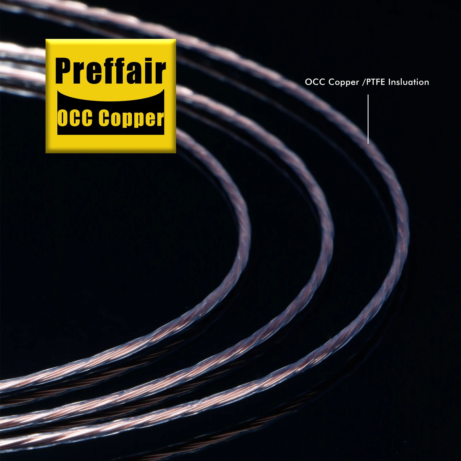1AG 1Cu Bulk-Kabel 7N OCC Versilbertes DIY Audiophile RCA-Signalkabel für Verstärker DAC TV Auto – Detail 12