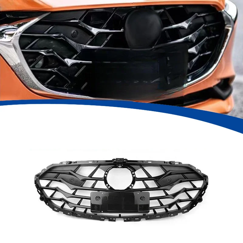 High Quality DK Style Mesh Racing Front Grille Anti-Fading Stable Fitting Radiator Bumper Modified Replacement Accessory