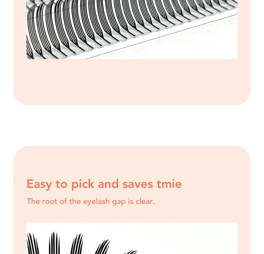 DIYDAY Narrow Comic False Mink Eyelash Extension