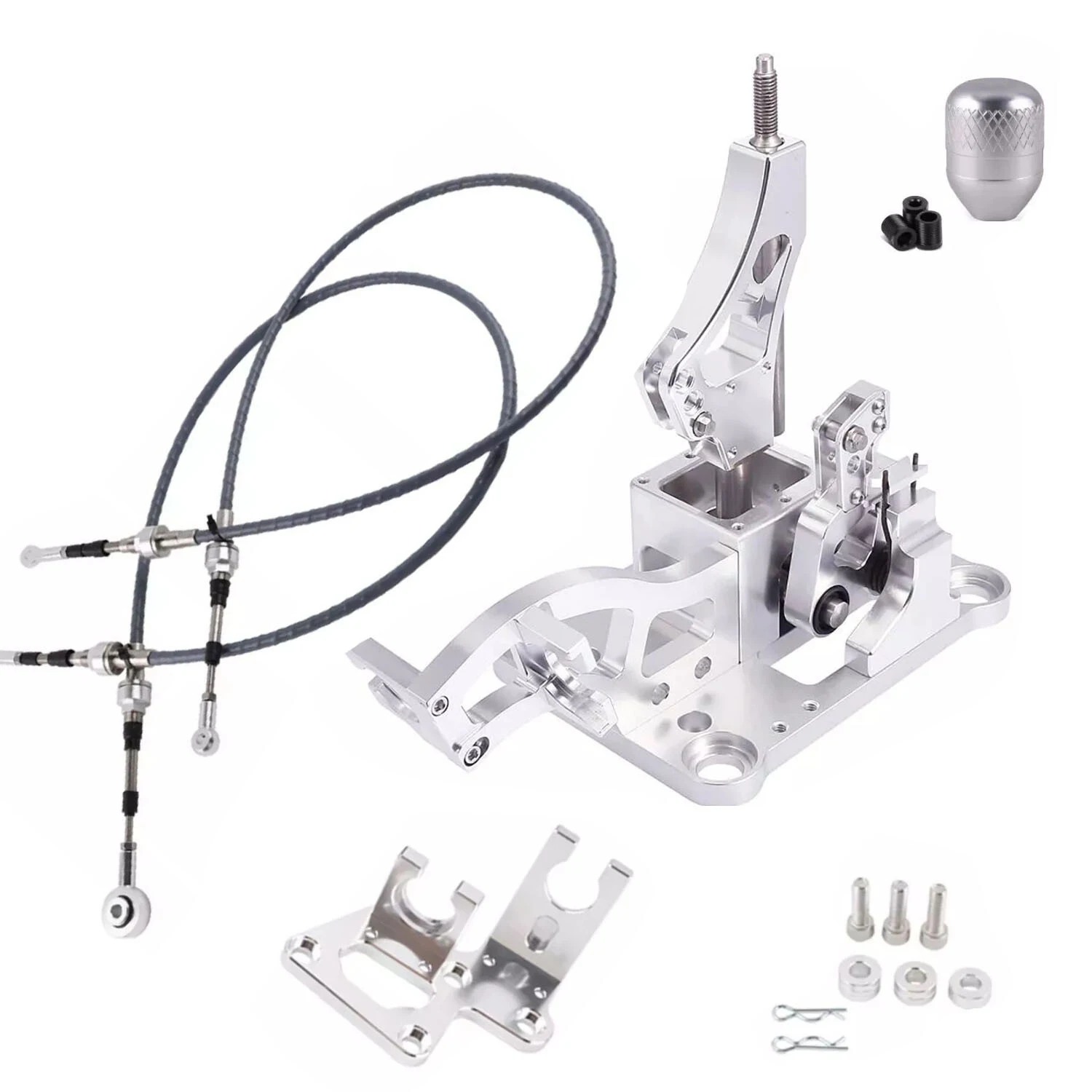 Factory Supply Quick Shifter & Cables & Bracket K20 K24 Shifter Set for Acura RSX for Honda Civic SI (K20Z3) K-Swapped view 4
